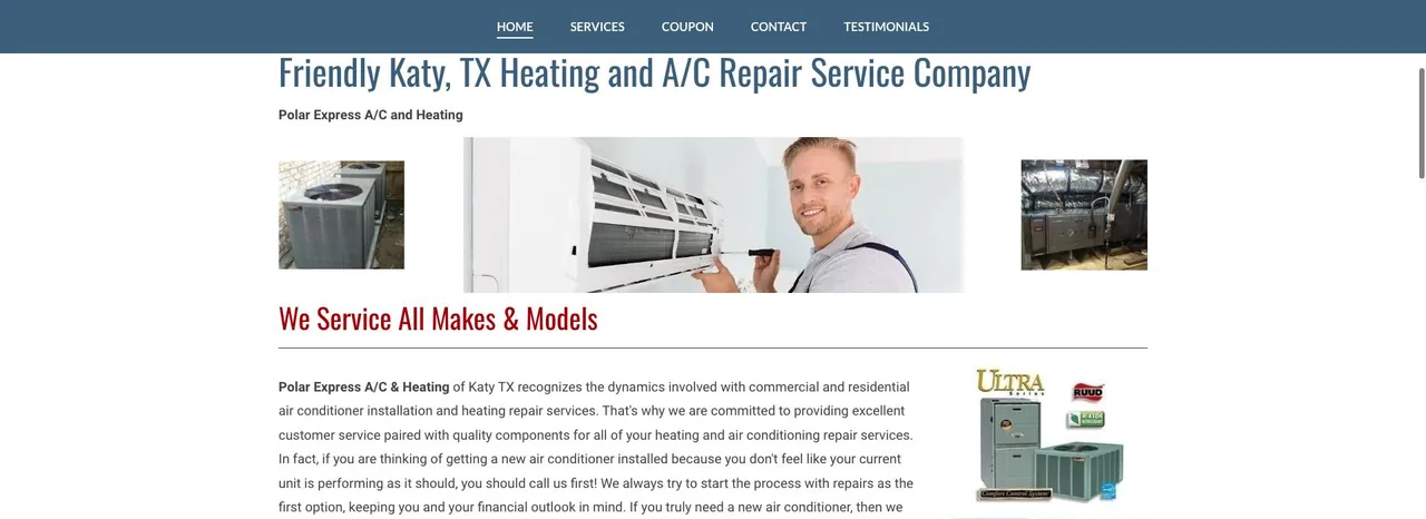 Polar Express A/C and Heating cover