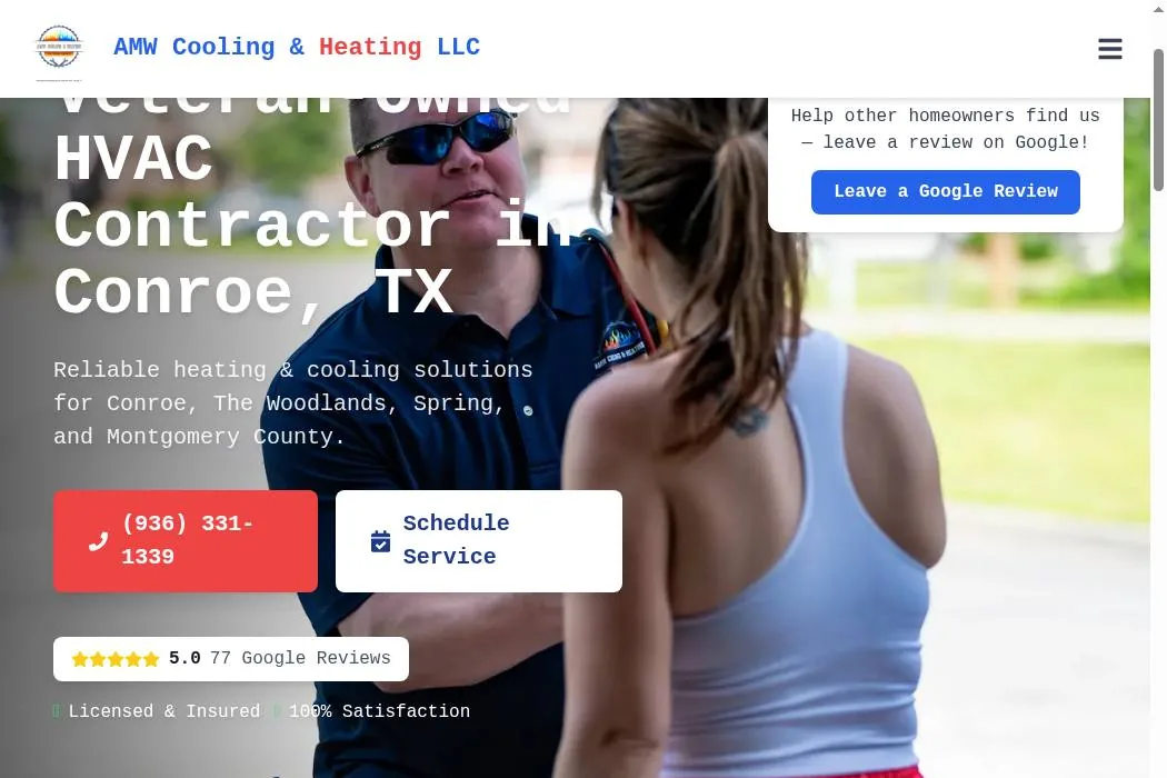 AMW Cooling & Heating LLC cover