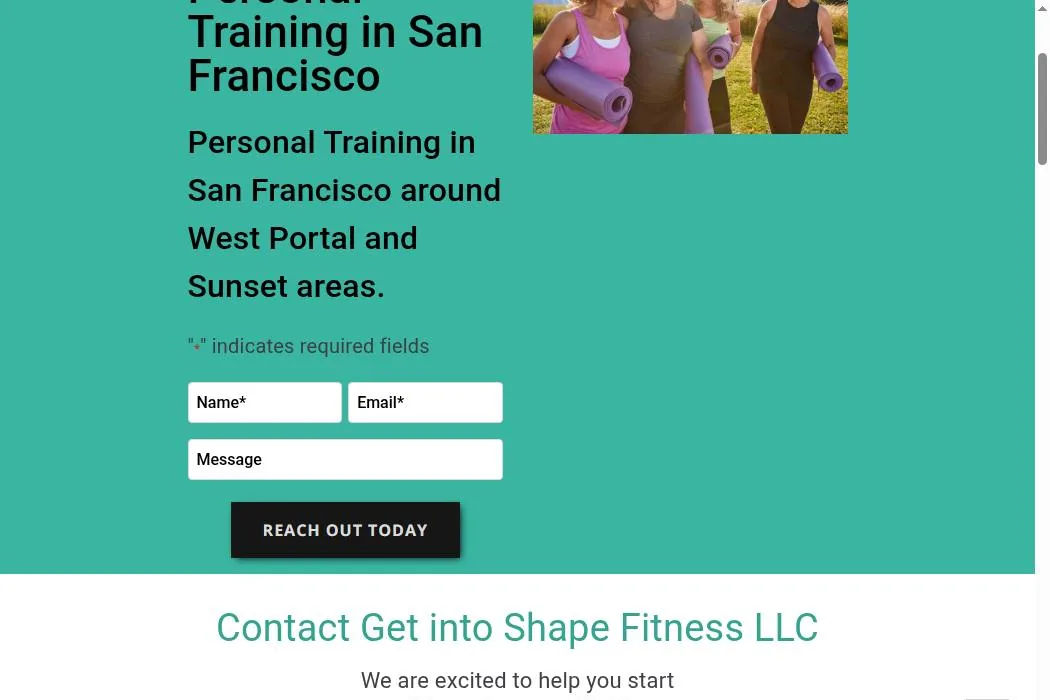 Get into Shape Fitness LLC cover