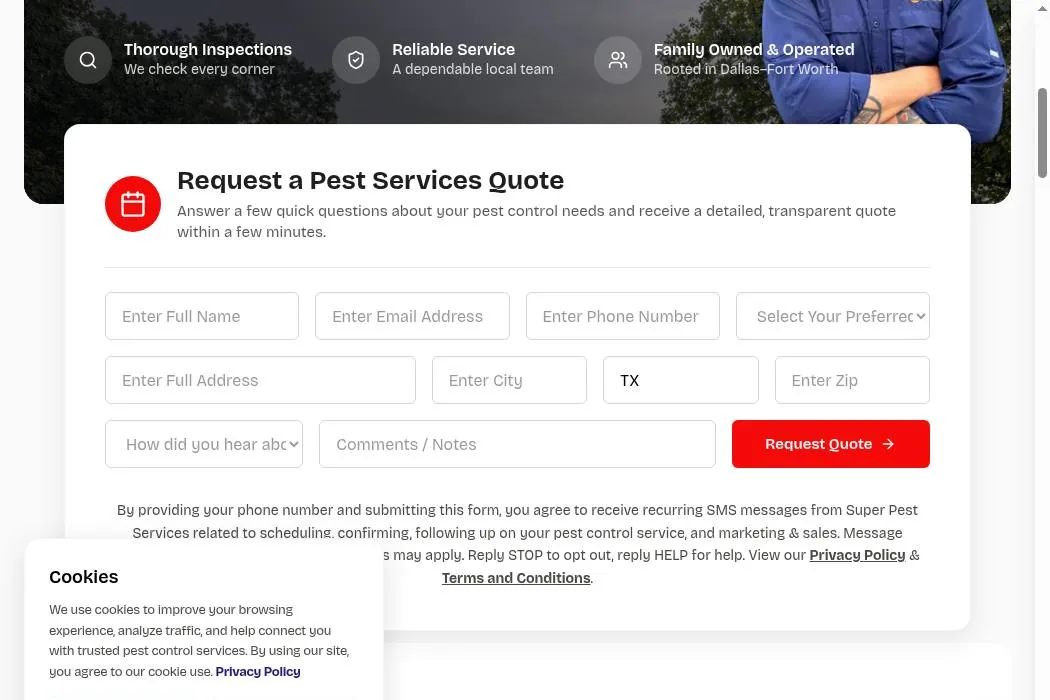 Super Pest Services cover