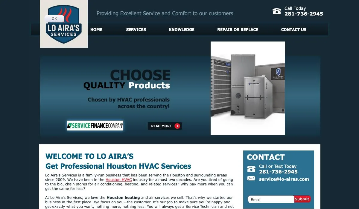 Lo Aira’s Services cover