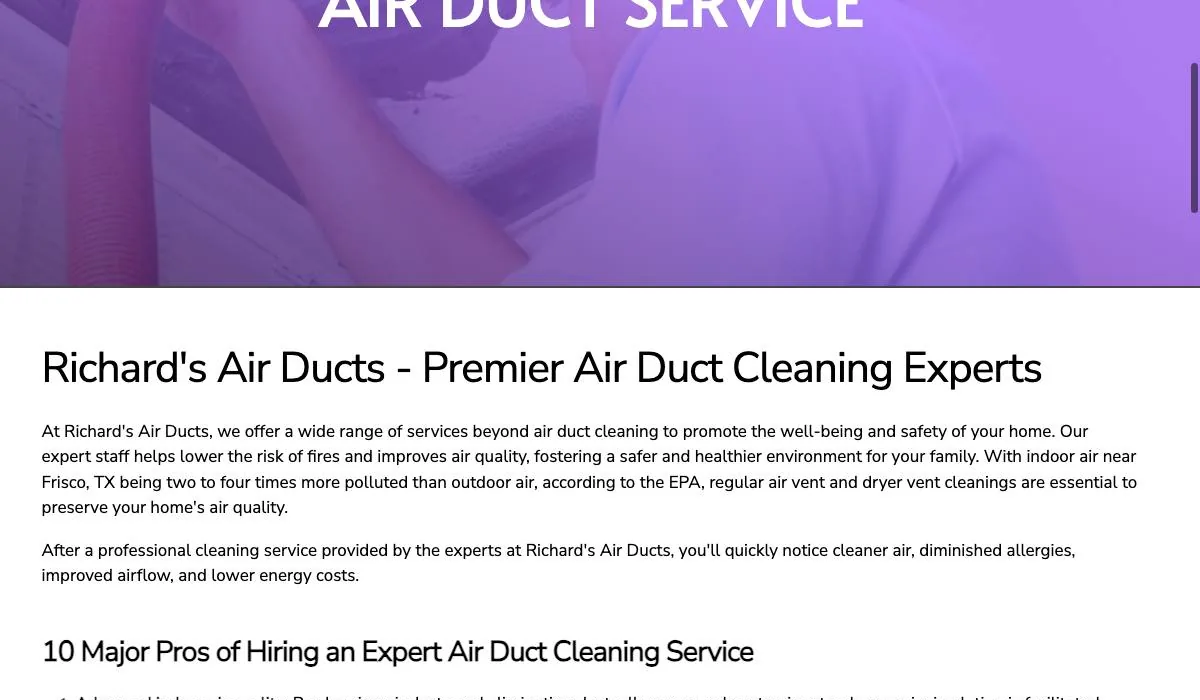 Richard's Air Ducts cover