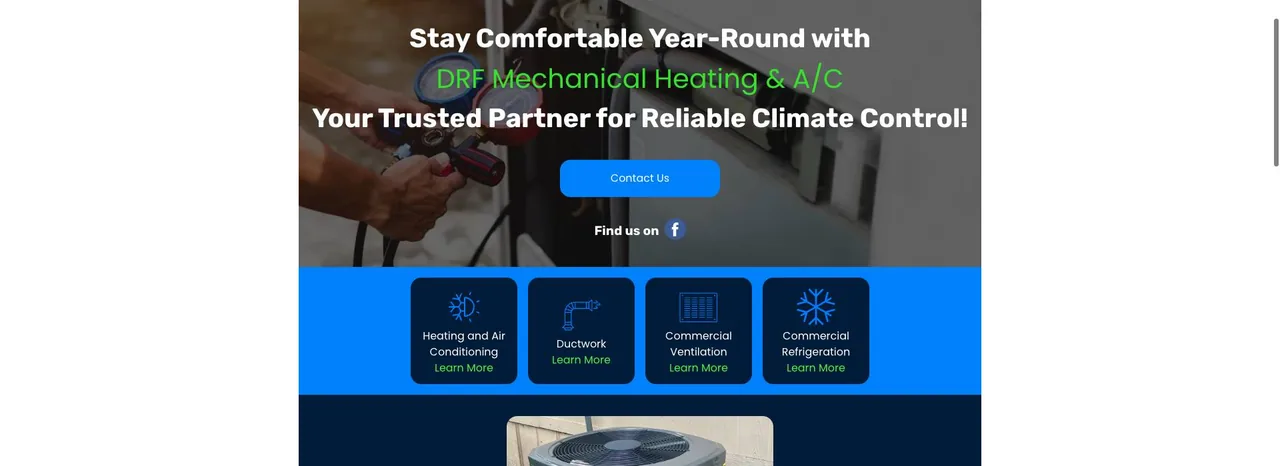 DRF Mechanical Heating and A/C cover