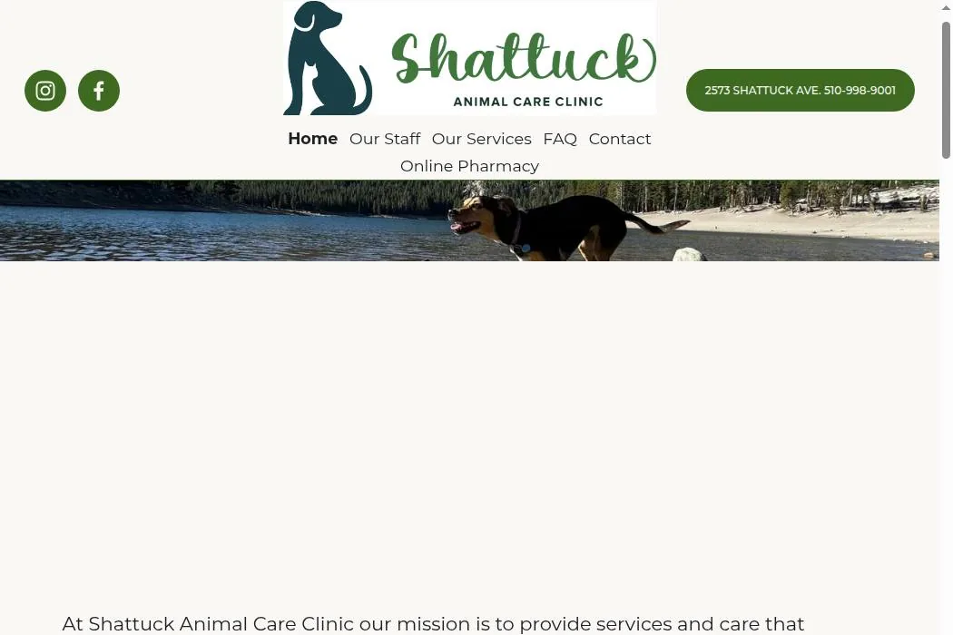 Shattuck Animal Care Clinic cover