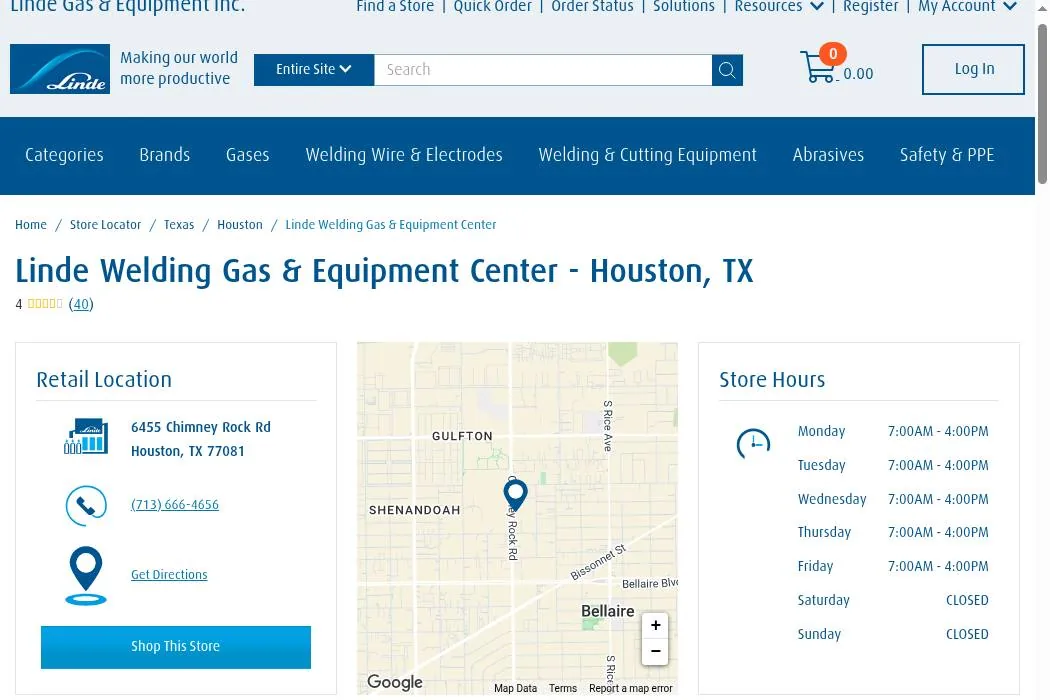 Linde Gas & Equipment Inc. cover