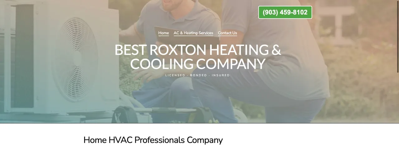 Home HVAC Professionals Company cover