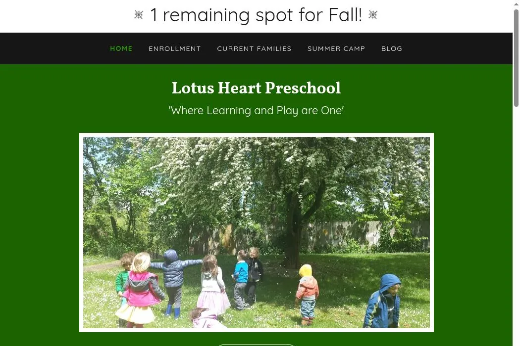 Lotus Heart Preschool cover