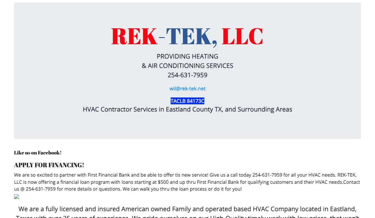 REK-TEK, LLC cover