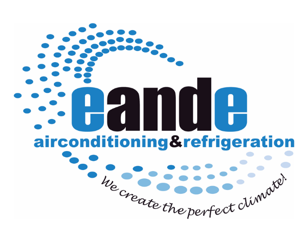 E and E Air Conditioning logo