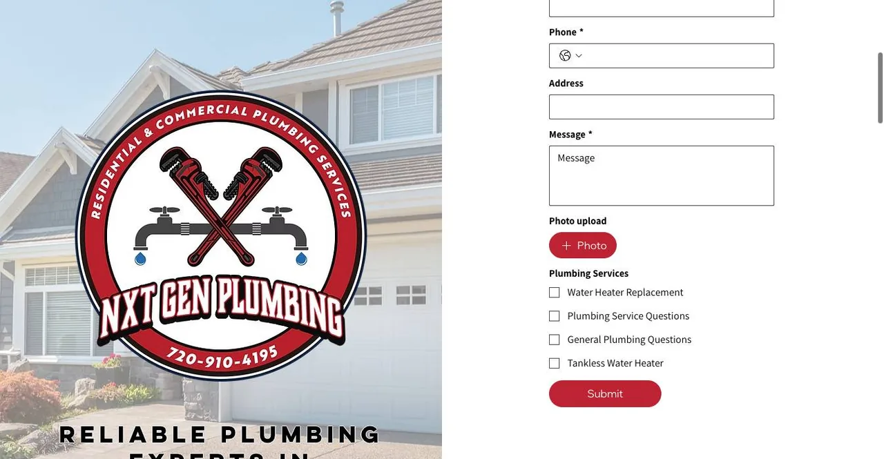 Nxt Gen Plumbing cover