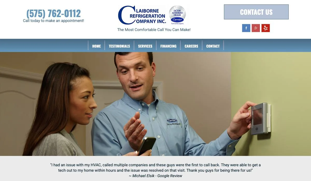 Claiborne Refrigeration cover