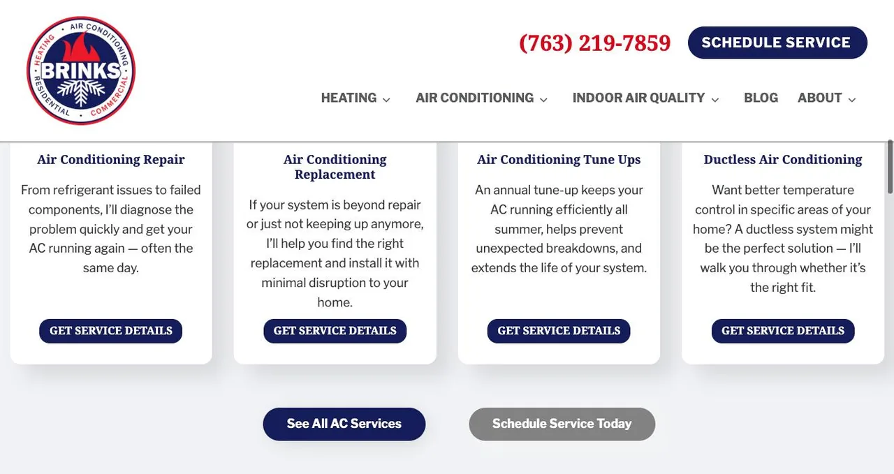Brinks Heating & Air cover