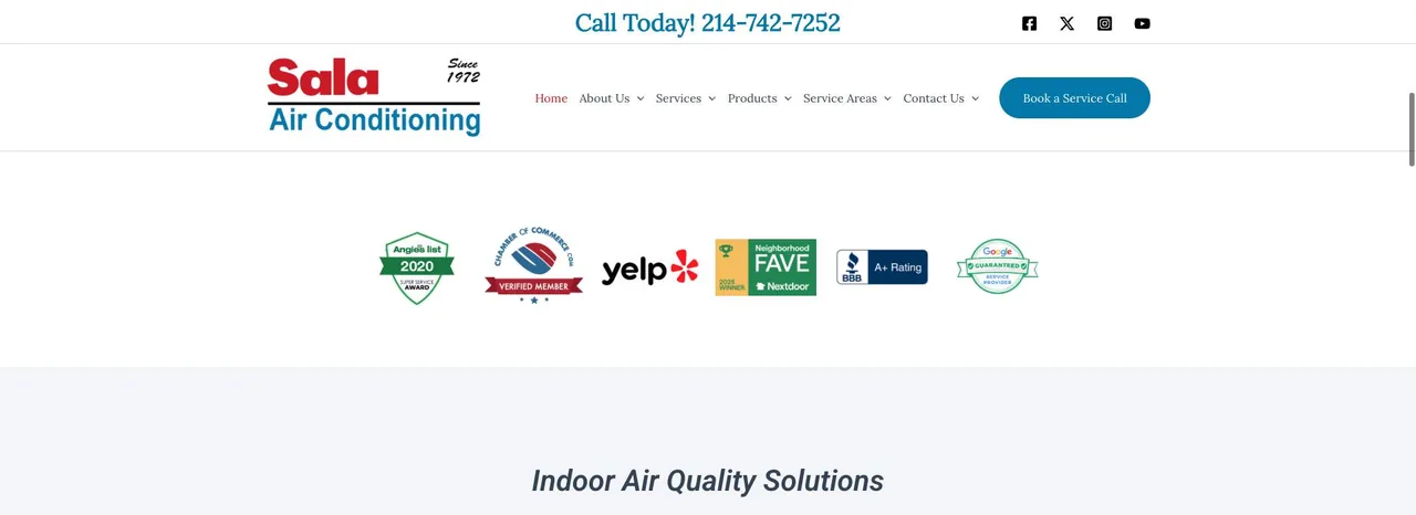 Sala Air Conditioning cover
