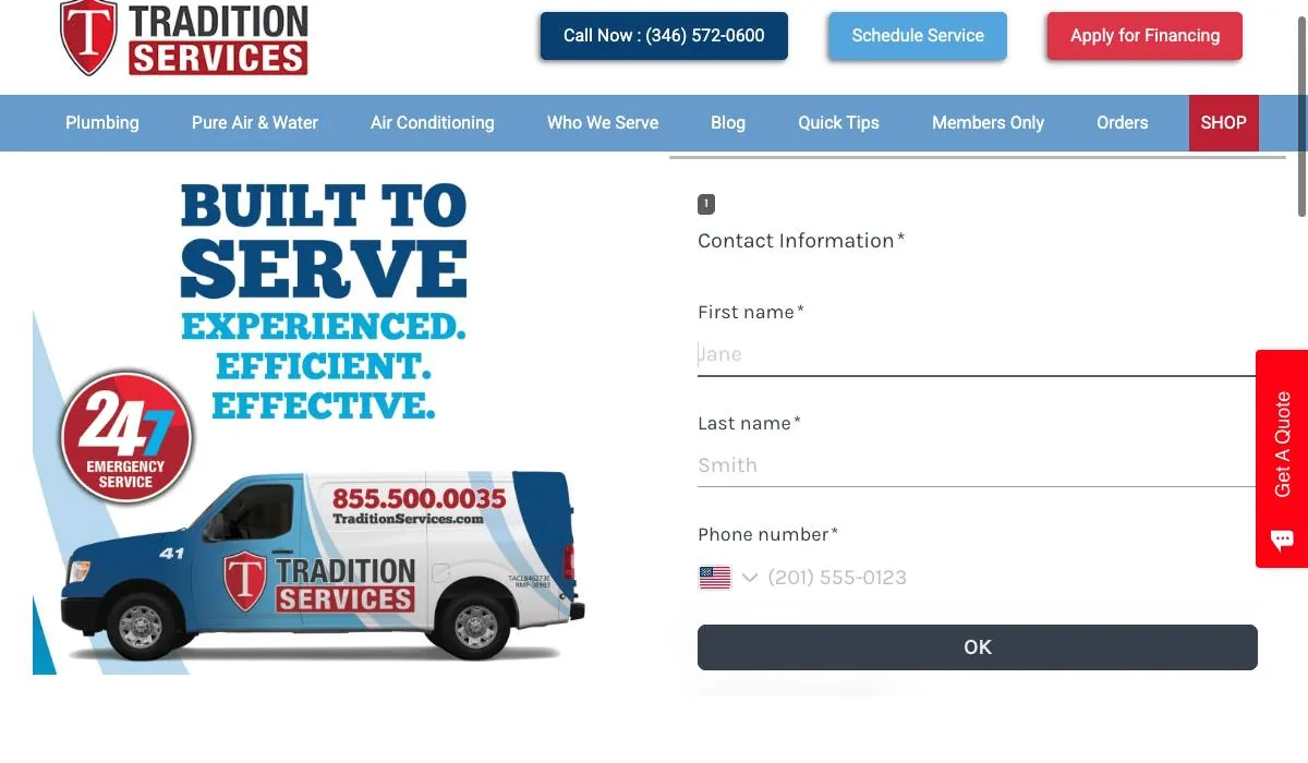 Tradition Services cover