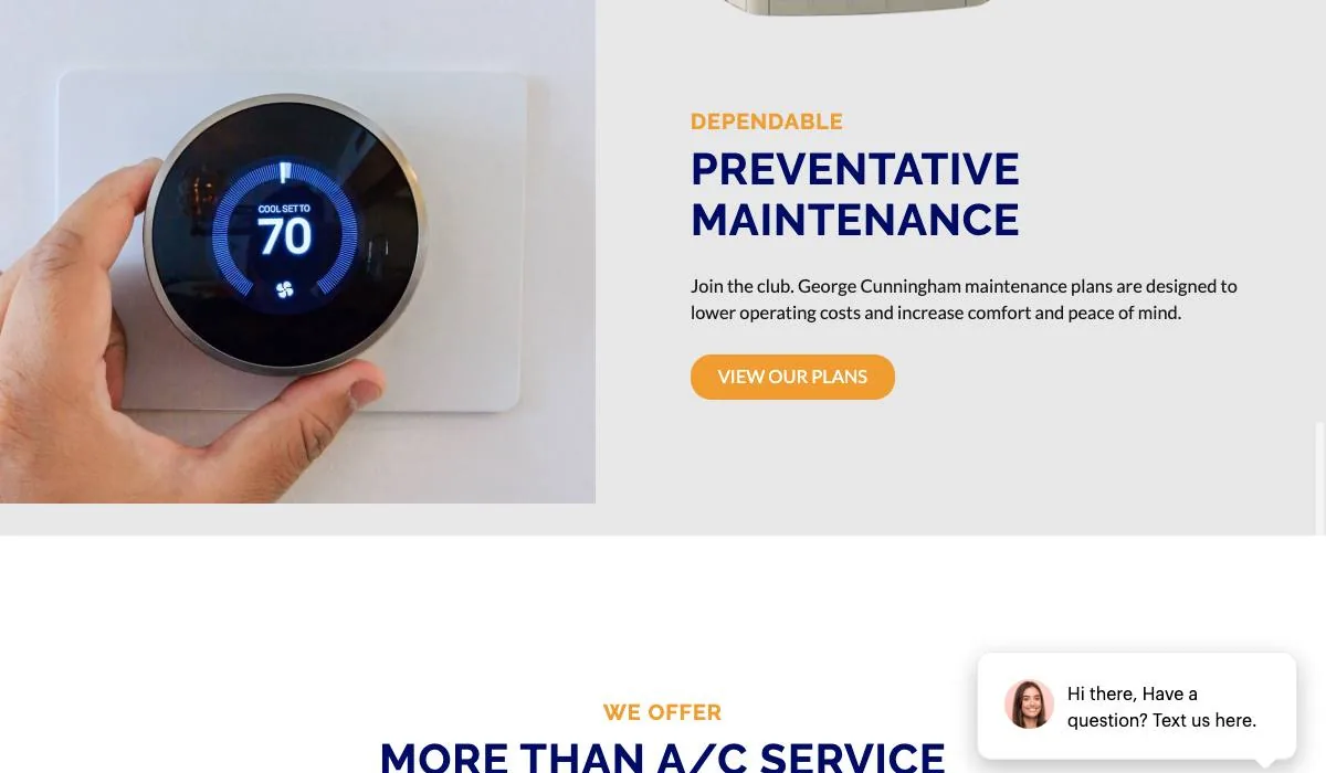 George Cunningham Air Conditioning & Heating cover