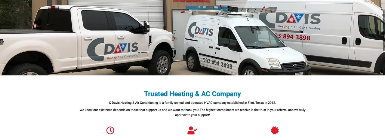 C. Davis Heating & Air Conditioning cover