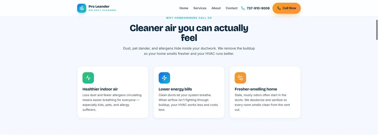 Pro Leander Air Duct Cleaning cover