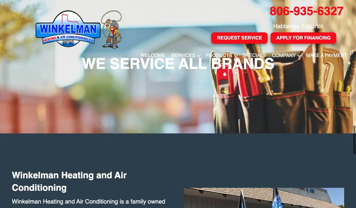 Winkelman Heating and Air Conditioning cover
