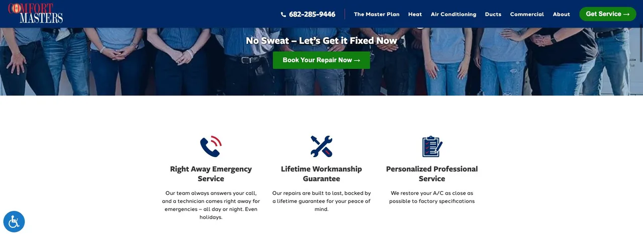 Comfort Masters Heating & Air Conditioning cover