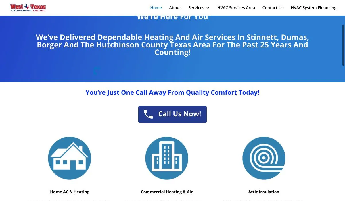 West Texas Air Conditioning & Heating cover