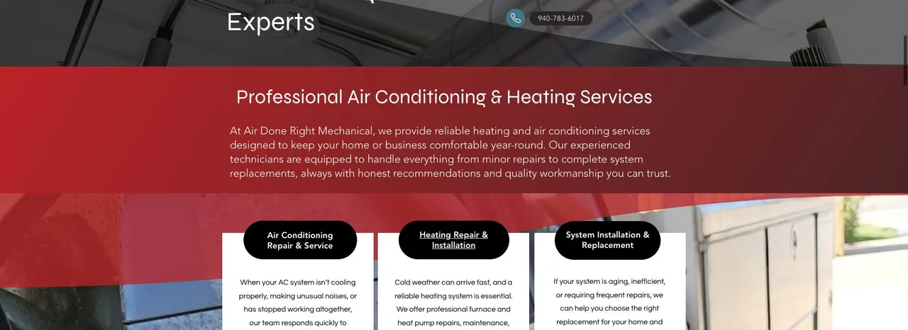 Air Done Right Mechanical cover