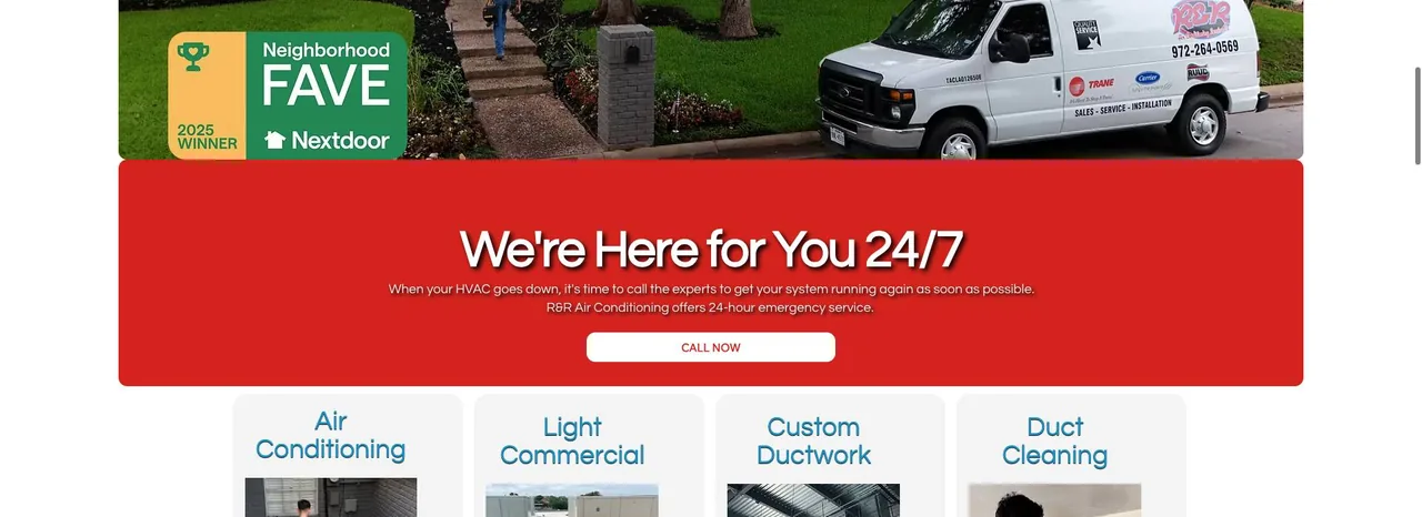 R&R Air Conditioning cover