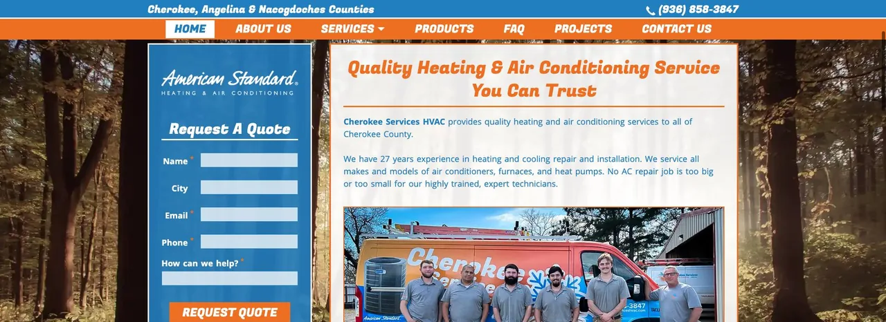 Cherokee Services HVAC cover