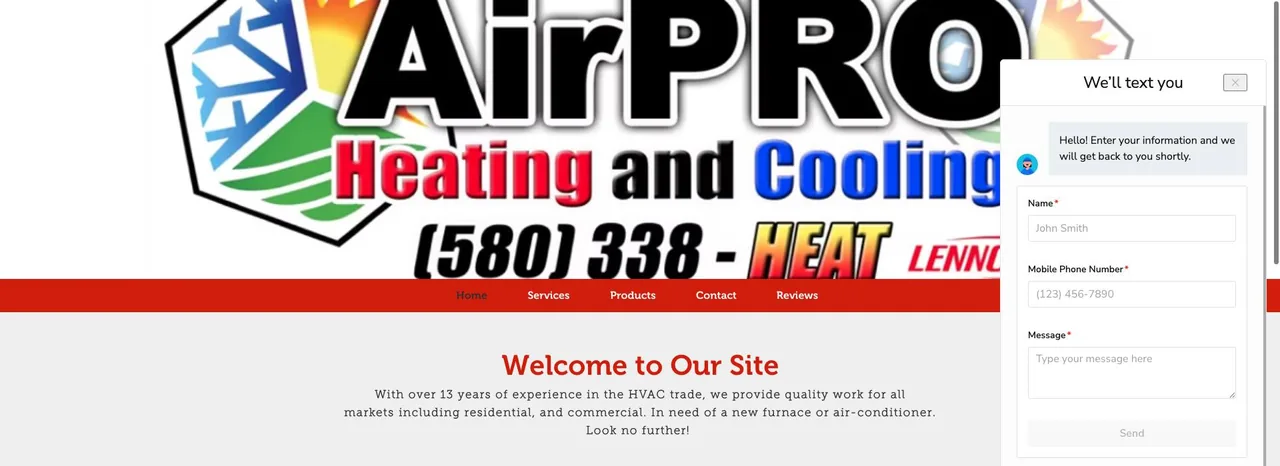 AirPro Heating and Cooling LLC cover