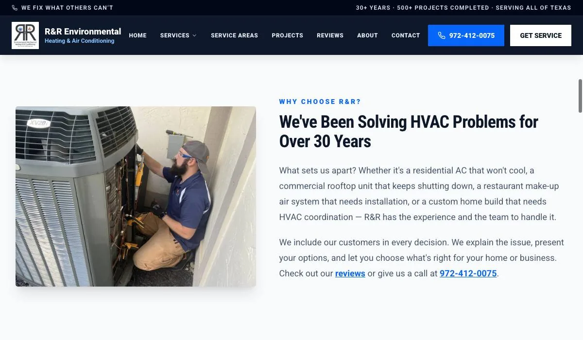 R&R Environmental Mechanical cover