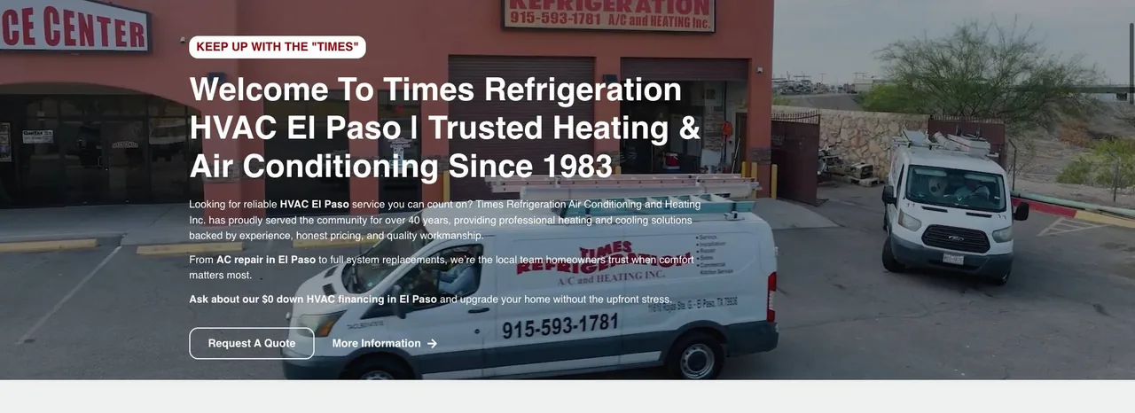 Times Refrigeration Air Conditioning and Heating Inc. cover