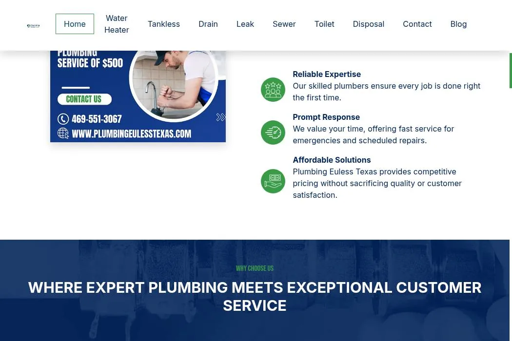 Plumbing Euless Texas cover