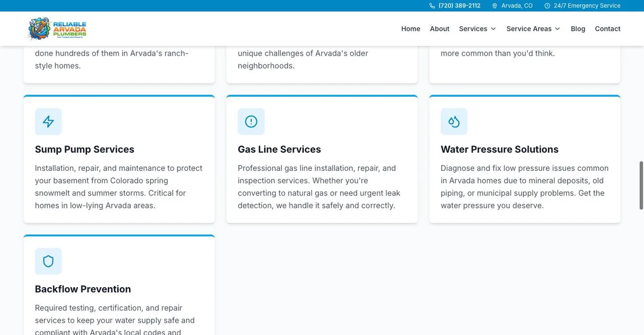 Reliable Arvada Plumbers cover