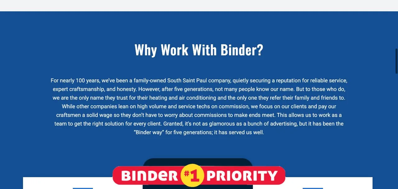 Binder Heating & Air cover