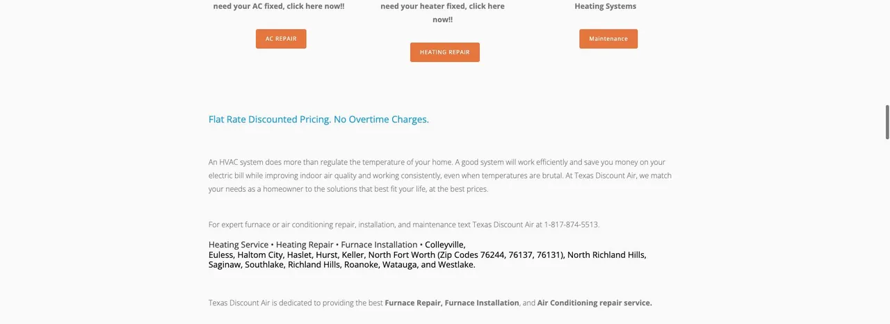 Texas Discount Air cover