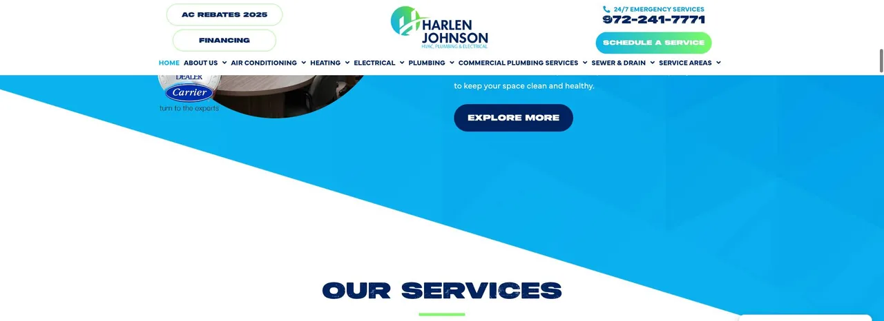 Harlen Johnson HVAC, Plumbing & Electrical cover