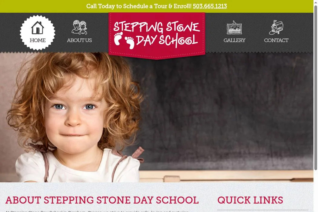 Stepping Stone Day School cover