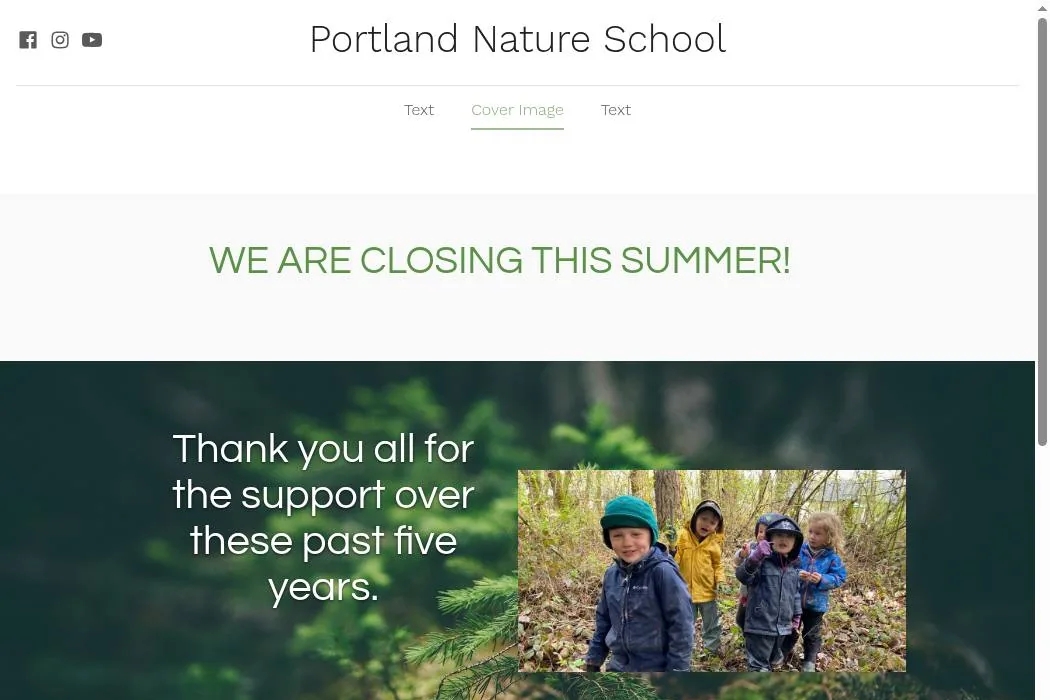 Portland Nature School cover