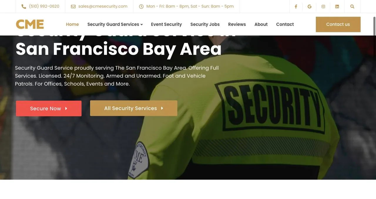 CME Security Services cover