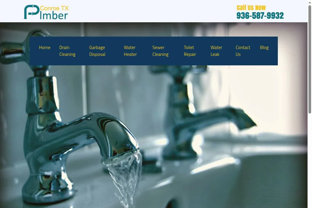 Plumber Conroe TX cover