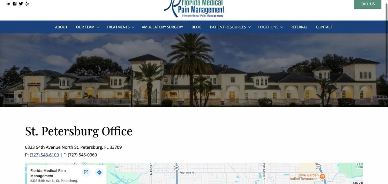 Florida Medical Pain Management cover