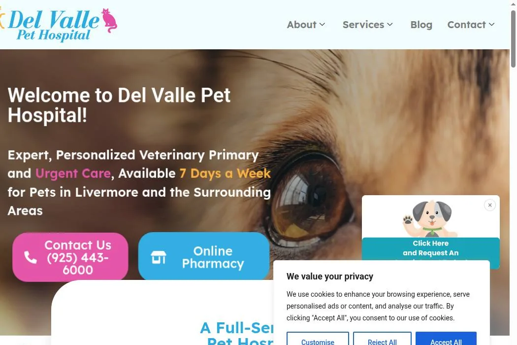 Del Valle Pet Hospital cover
