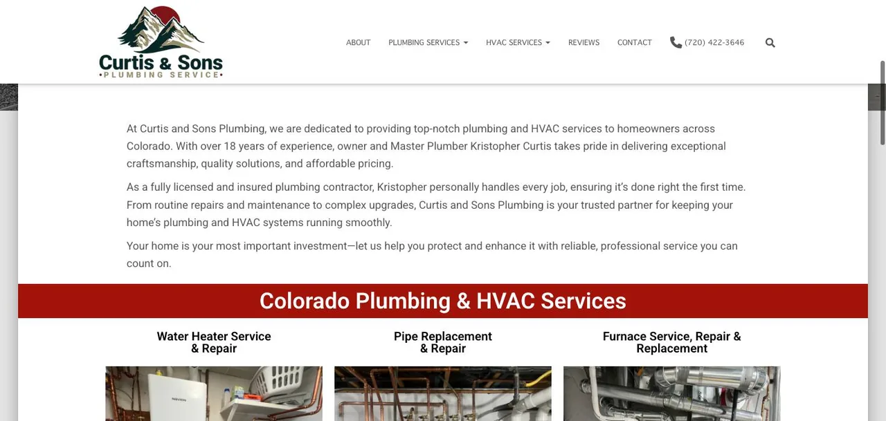 Curtis and Sons Plumbing cover