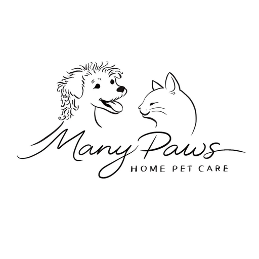 Many Paws Home Pet Care logo