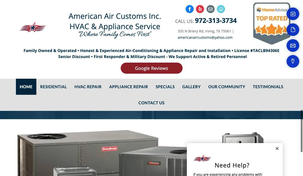 American Air Customs, Inc. cover