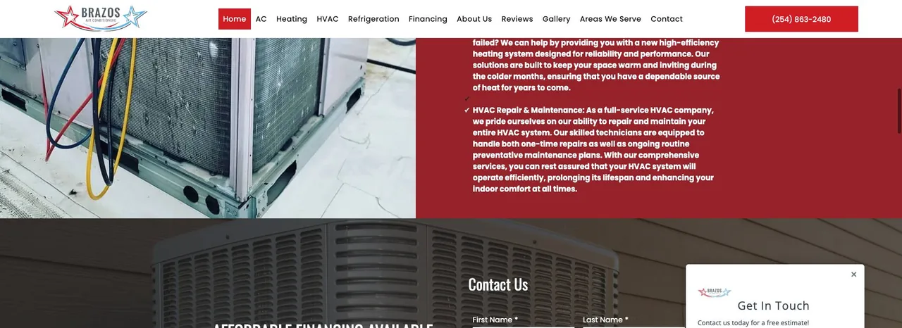 Brazos Air Conditioning cover
