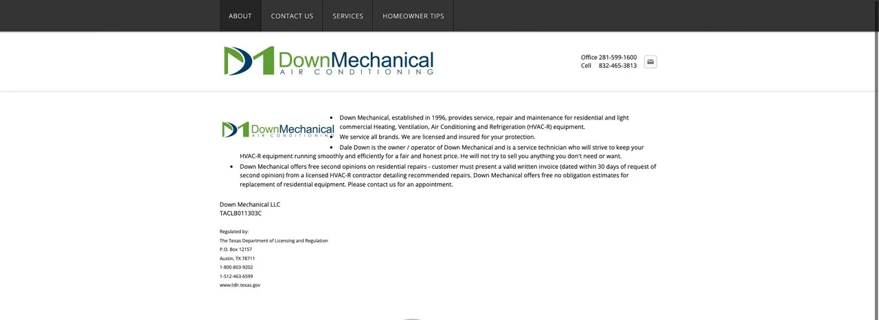 Down Mechanical LLC cover