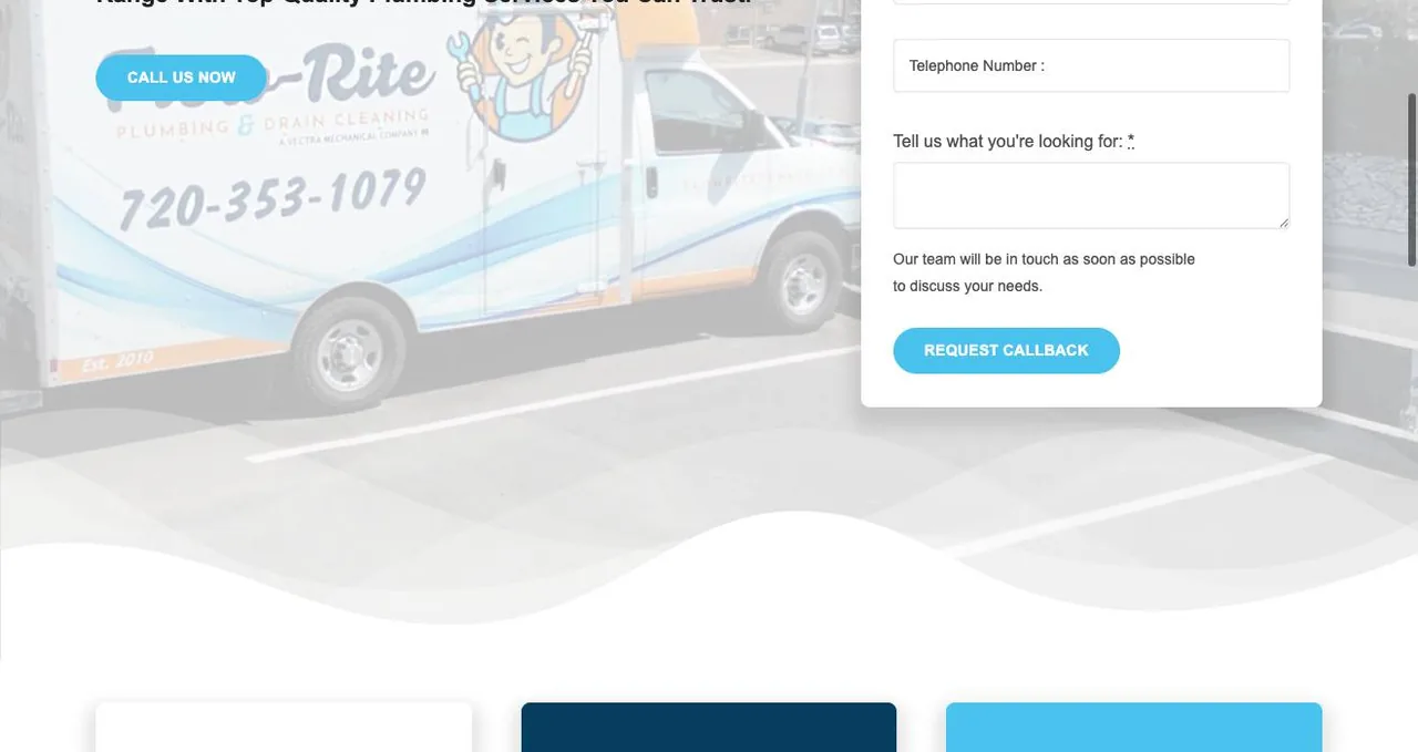 Flow Rite Plumbing cover