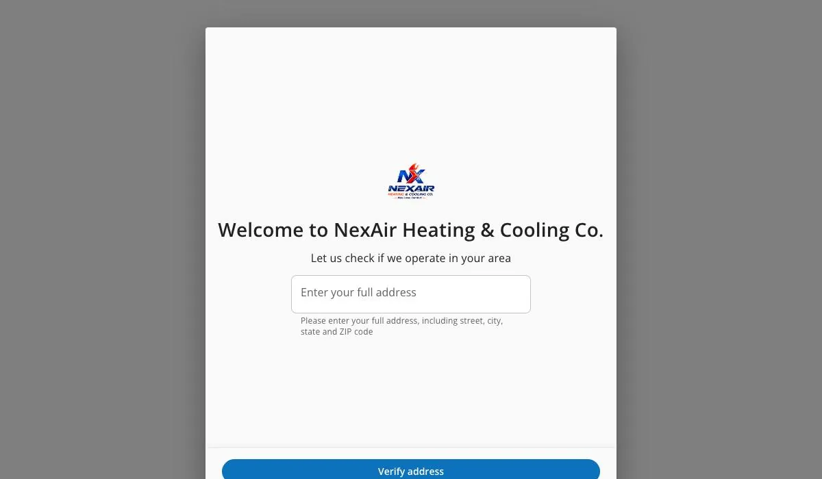 NexAir Heating & Cooling Co. cover