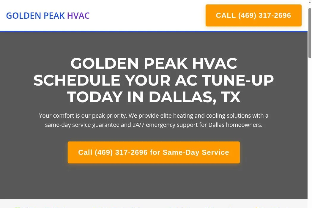 Golden Peak HVAC cover