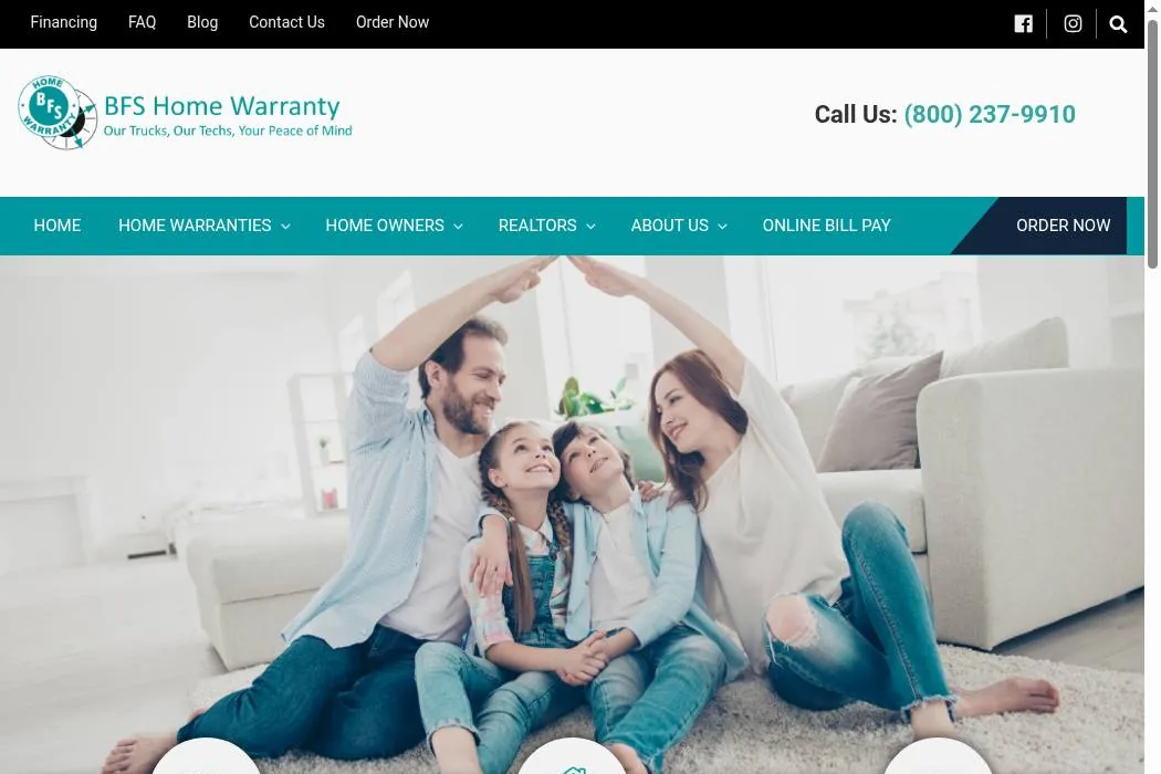 BFS Home Warranty cover